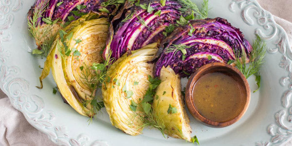 Garlic & Herb Roasted Cabbage