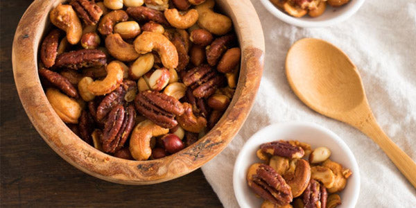 Tangy Harissa Roasted Nuts
