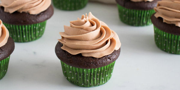Chocolate Guinness Cupcakes with Raspberry Frosting