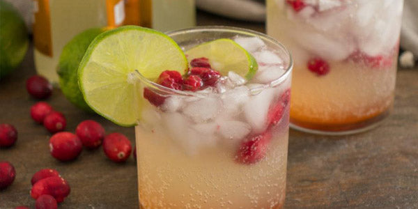 Cran-Apple Ginger Gimlet