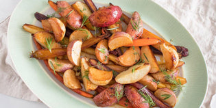 Garlic & Herb Roasted Root Vegetables