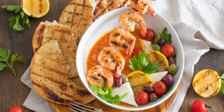  Grilled Shrimp Saganaki