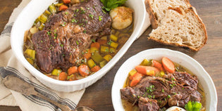  Harissa Pot Roast with Smoky Roasted Garlic
