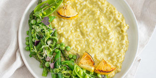  Pea Pesto & Lemon Risotto