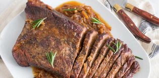  Brisket with Sherry Braised Onion