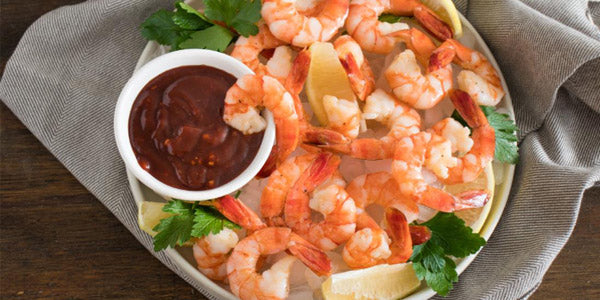 Smokey Shrimp Cocktail with Citrus-Chili Cocktail Sauce