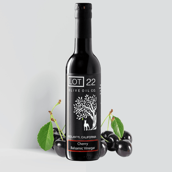 Black Cherry Dark Balsamic Vinegar - Lot22oliveoil.com