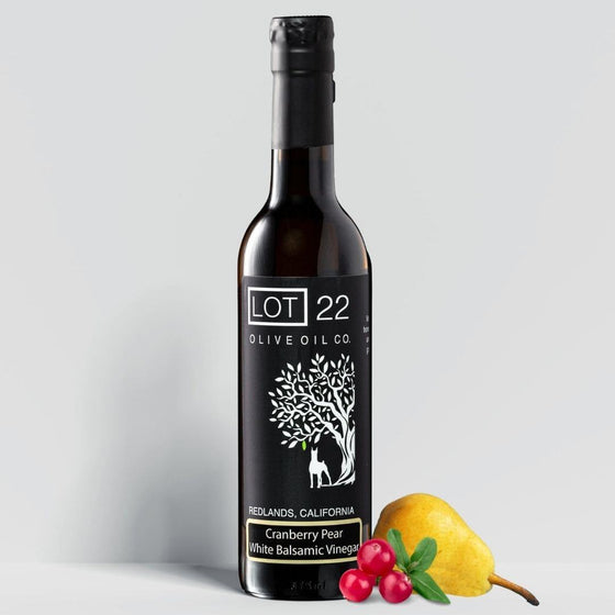 Cranberry Pear White Balsamic Vinegar - Lot22oliveoil.com