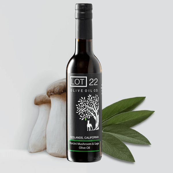 Porcini Mushroom & Sage Olive Oil - Lot22oliveoil.com