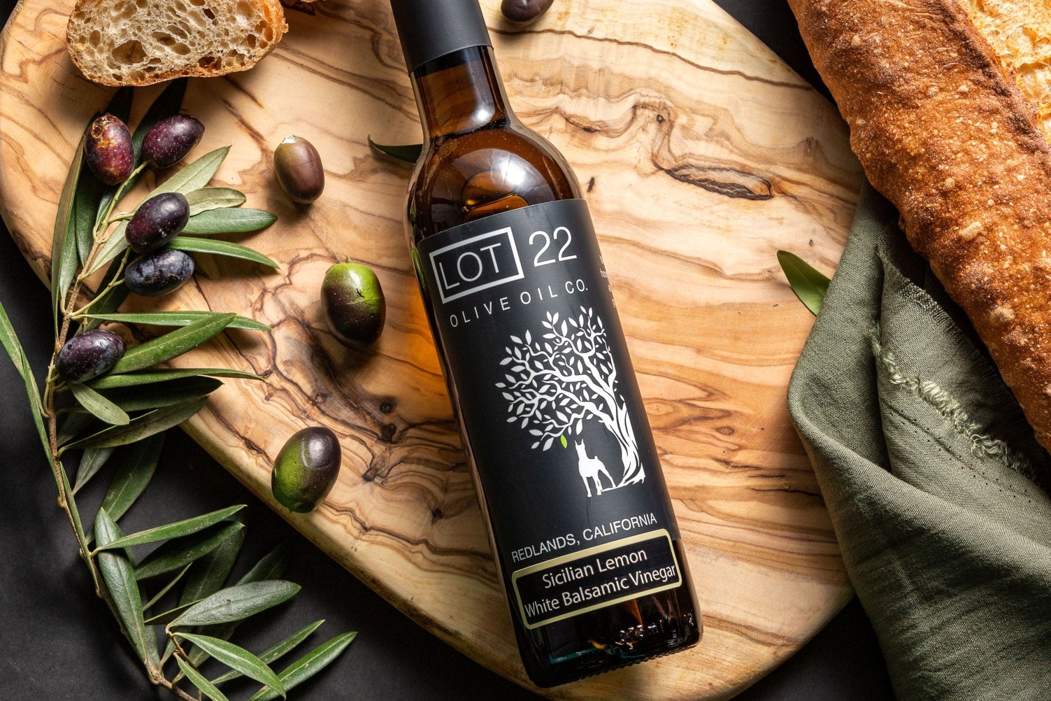 Balsamic Vinegars - Dark & White – Lot22oliveoil.com
